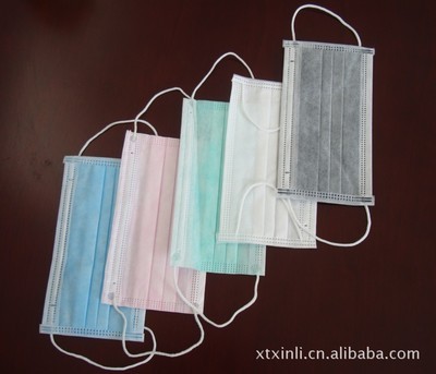 【廠家生產(chǎn)無紡布多色耳掛口罩】價格,廠家,圖片,服飾口罩,仙桃市新利塑料-